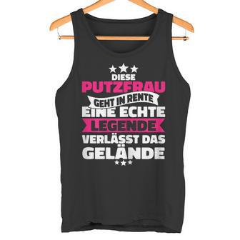 Rentnerin Putzfrau Retirement Tank Top - Geschenkecke