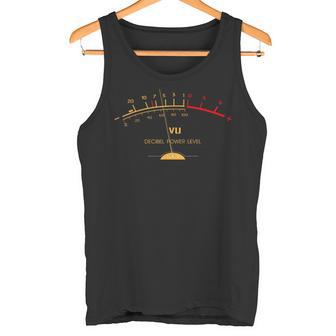 Retrou Meter Sound Level Studio Hi-Fiintage Stereo Music Tank Top - Geschenkecke