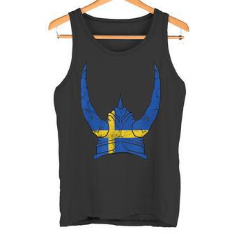 Schweden Wikinger Helm Schwedischer Nordmann Stolz Sköl Tank Top - Geschenkecke