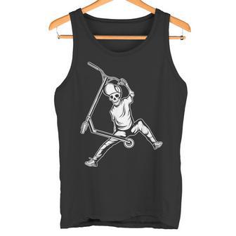 Scooter Stunt Skeleton Scooter Tank Top - Geschenkecke