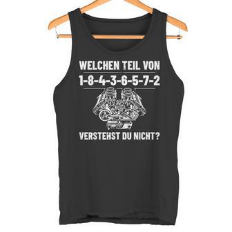 Screwdriver Car Mechatronics 8 Cylinder Car Mechanic Tank Top - Geschenkecke