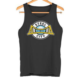 Sl City Pittsburgh Logo Der Stadt Der Brücken Tank Top - Geschenkecke