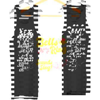 Sleigh Bells Ring And Speech Sounds Sing Christmas Teacher Tank Top - Monsterry