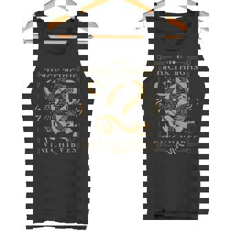 Snakes & Tarot Tattoo Aesthetic Thick Thighs Witch Vibes Tank Top Tank Top - Monsterry