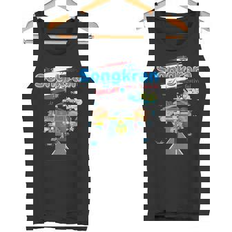Songkran Thailand Thai Water Festival & Tuk Tuk Tank Top - Monsterry