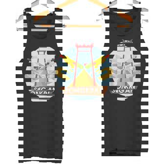 Songkran Thailand Water Games Vacation Beach Palms Souvenir Tank Top Tank Top - Monsterry