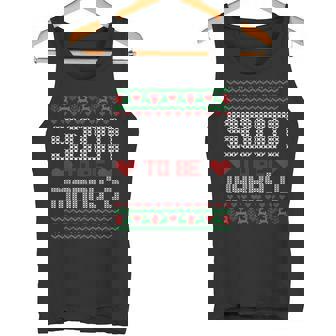 Soon To Be Merry'd Married Christmas Bride And Groom Couples Tank Top - Monsterry