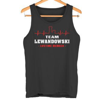 Team Lewandowski Lifetime Member Proud Family Name S Tank Top - Geschenkecke