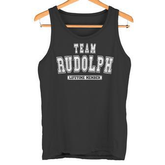 Team Rudolph Lifetime Member Family Last Name Tank Top - Geschenkecke