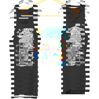 Thailand Souvenir TUK TUK & Songkran Festival Tank Top - Monsterry