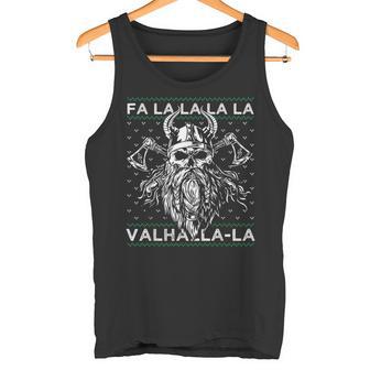 Ugly Christmas Fa La Laalhalla-Laiking Skull Tank Top - Geschenkecke