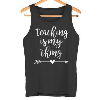 Unterrichten Ist Mein Ding Lehrer Tank Top - Geschenkecke