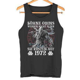 Wikinger T Männer Odin Wikinger Jahrgang 1972 Geburtstags Tank Top - Geschenkecke