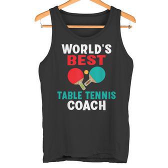 World Best Table Tennis Trainer Tank Top - Geschenkecke