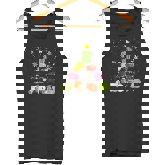 Xmas Vegetable Tree Vegetarian Veggy Christmas Vegetables Tank Top - Monsterry