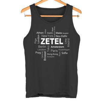 Zetel Zetel Meine Hauptstadt Tank Top - Geschenkecke