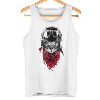 Adventurer Cat Classic Blue Tank Top - Geschenkecke