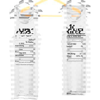 ALTHEA Nutrition Personalized Name Christmas Idea Tank Top - Monsterry