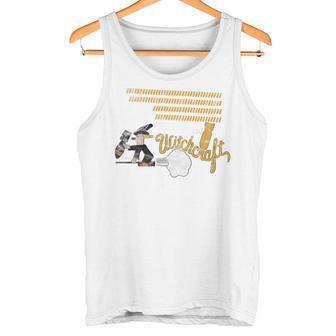 B-24 Liberator Witchcraft WW2 Bomber Vintage Nose Art Premium Tank Top - Monsterry