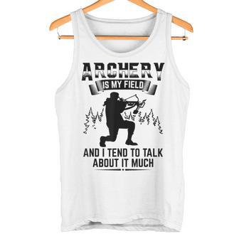 Bogenschießen Ist Mein Ding Bogenschützen Spruch Tank Top - Geschenkecke