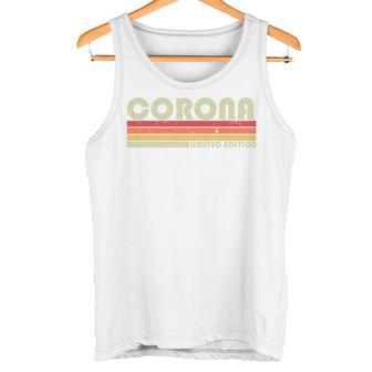 Corona Last Name Retrointage 80S 90S Birthday Meeting Tank Top - Geschenkecke