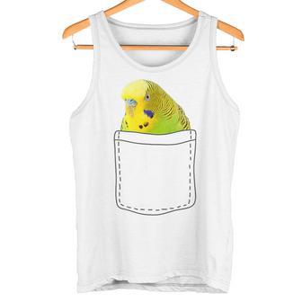 Cute Budgie In Bag Budgie Tank Top - Geschenkecke