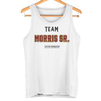 Distressed Team Morris Sr Proud Family Nachname Nachname Tank Top - Geschenkecke