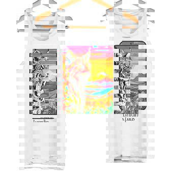 Iberian Lynx Lynx Pardinus 70s Vintage Animal Lover Tank Top Tank Top - Monsterry