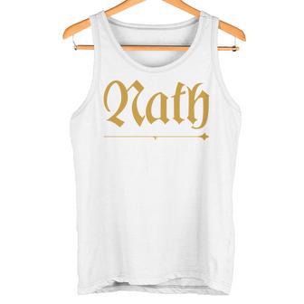 India Surname Nath Family Hindi Indian Surname Tank Top - Geschenkecke