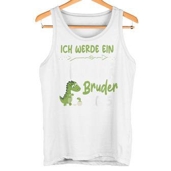 Kinder Ich Werde Ein Großer Bruder 2025 Dinosaur Baby Tank Top - Geschenkecke