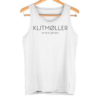 Klitmøller Klitmöller North Jutland Denmark North Sea Gray Tank Top - Geschenkecke