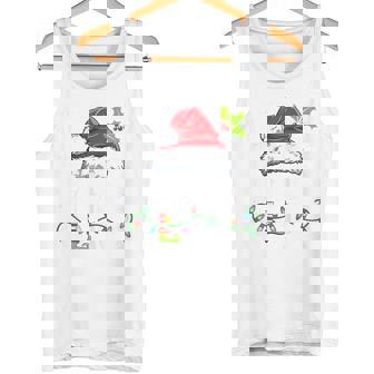 Matching Family Christmas Santa Nanny Claus Xmas Pajamas Tank Top - Monsterry