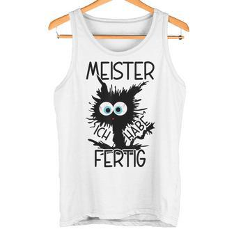 Meister Geschafft Meister Bestanden Gray Tank Top - Geschenkecke