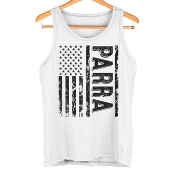 Parra Surname Surname Team Parra Family Reunion Blue Tank Top - Geschenkecke