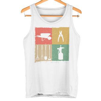 Retro Garden Tool Gardening For Gardeners Tank Top - Geschenkecke