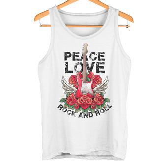 Lets Rock & Rollintage Electric Guitar Rock Concert Tank Top - Geschenkecke