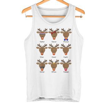 Rudolph The Red Nose Reindeer Christmas Tank Top - Monsterry