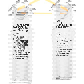 SYDNEY Definition Personalized Name Christmas Tank Top - Monsterry