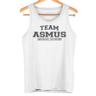 Team Asmus Stolze Familie Nachname Geschenk Tank Top - Geschenkecke