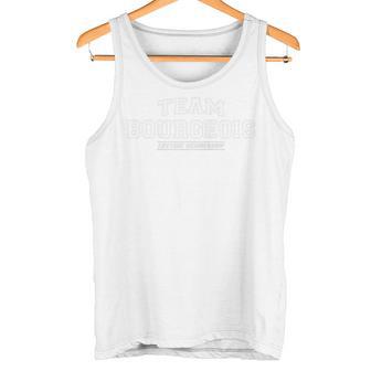 Team Bourgeois Stolzer Familiennachname Nachname Raglan Tank Top - Geschenkecke