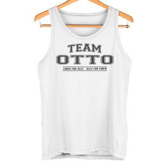 Team Otto Stolze Familie Nachname Geschenk Tank Top - Geschenkecke