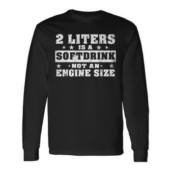 2 Litre Soft Drink Engine Size 8 Engine Size Langarmshirts - Geschenkecke