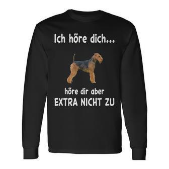 Airedale Terrier Hund Airedale Terrier S Langarmshirts - Geschenkecke