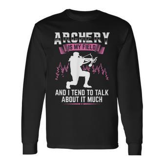 Archery Ist Mein Ding Archers Slogan Langarmshirts - Geschenkecke