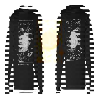 BACKPRINT Boho Snakes And Cosmic Mysticism Long Sleeve T-Shirt - Monsterry