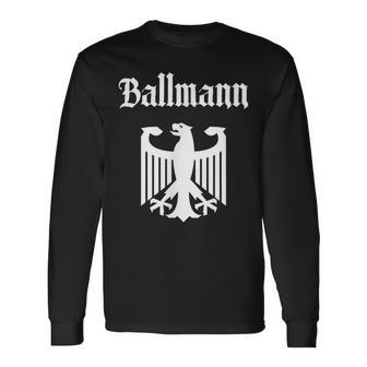 Ballmann Deutscher Nachname Familie Nachname Deutschland Langarmshirts - Geschenkecke