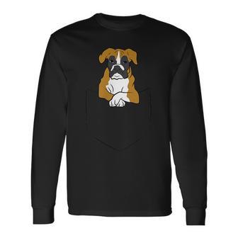 Boxer Dog In Bag Boxer Dog In Bag Dog Boxer Langarmshirts - Geschenkecke