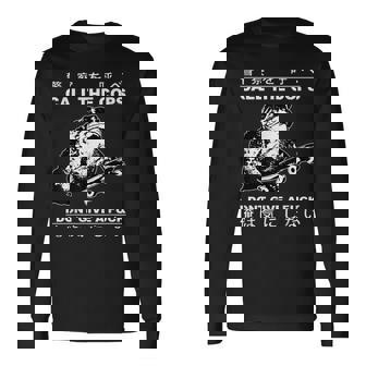 Call The Cops I Don’T Give A Fck Skateboarding Toad Japanese Long Sleeve T-Shirt - Thegiftio UK