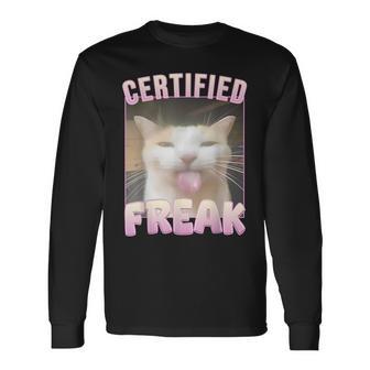 Cat Certified Freak Langarmshirts - Geschenkecke