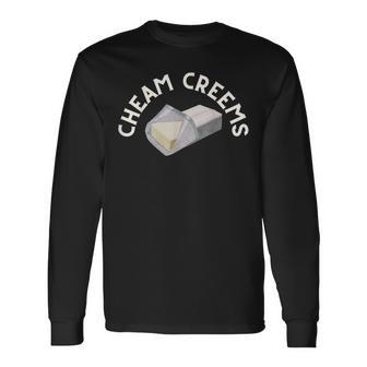 Cheam Creems Vintage Long Sleeve T-Shirt - Monsterry